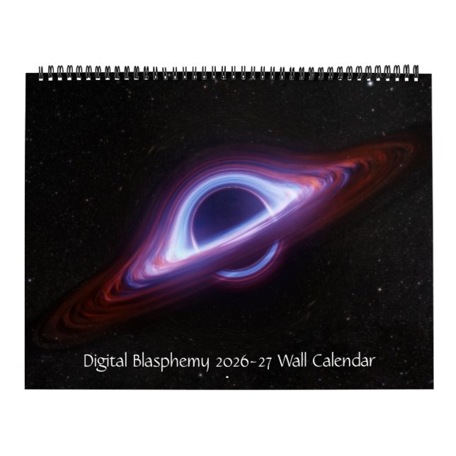 Digital hädelse 2026-27-väggkalender (24 månader) kalender (Omslag)