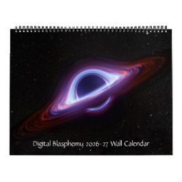 Digital hädelse 2026-27-väggkalender (24 månader) kalender