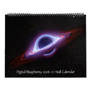 Digital hädelse 2026-27-väggkalender (24 månader) kalender
