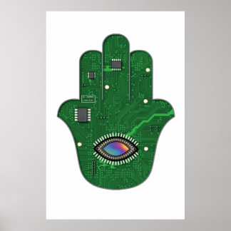 Digital Hamsa Poster