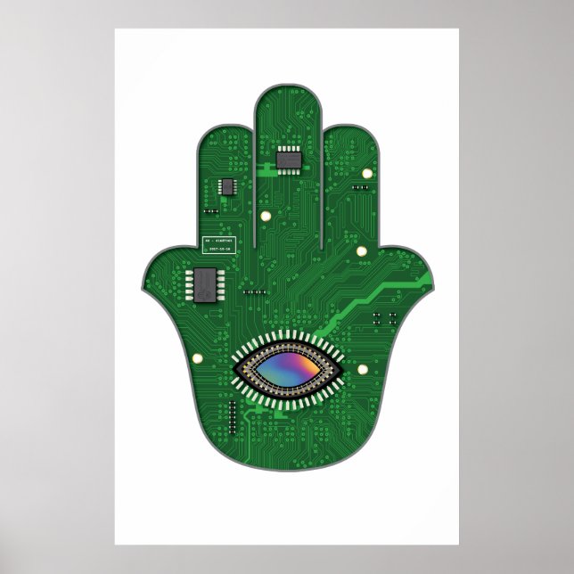 Digital Hamsa Poster (Framsidan)