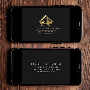 Digital Home Byggnad Construction Business Kort