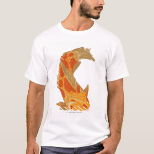 Digital illustration av den Koi carpen Tee Shirt