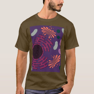 digital illustration av djurceller t shirt