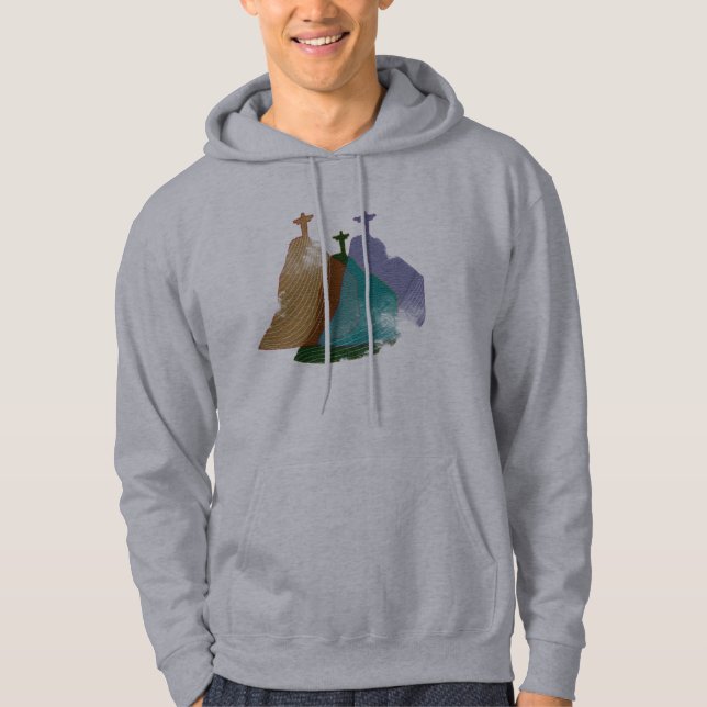Digital illustration för KristusRedeemer Hoodie (Framsida)