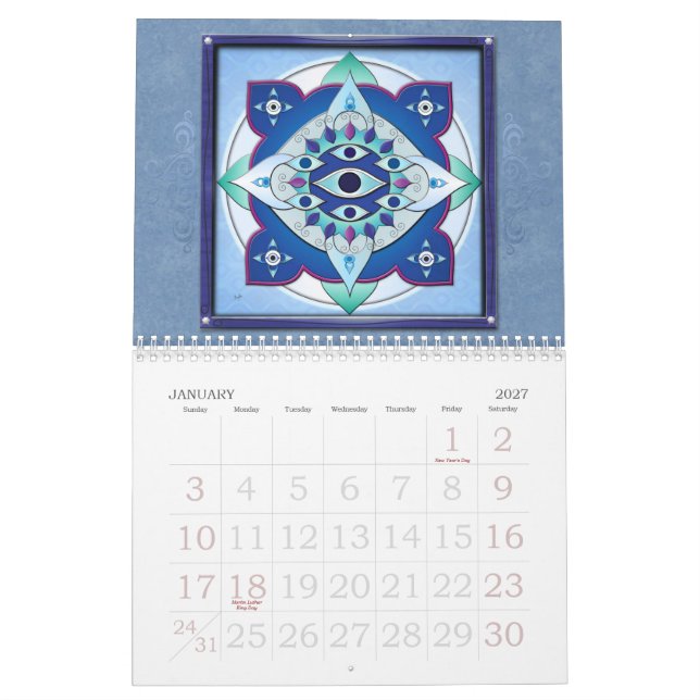 Digital Inspiration-Mandala 2015 kalender (Jan 2027)