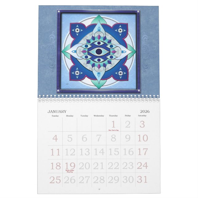 Digital Inspiration-Mandala 2015 kalender (Jan 2026)