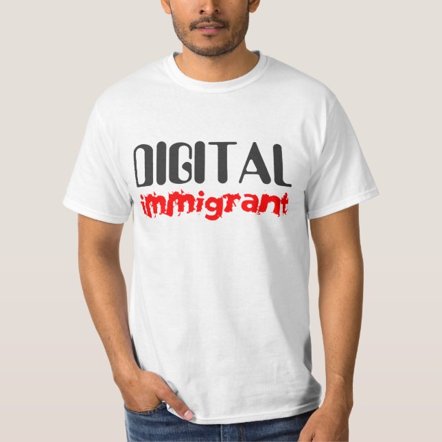 Digital invandra T-tröja Tröja (Framsida)