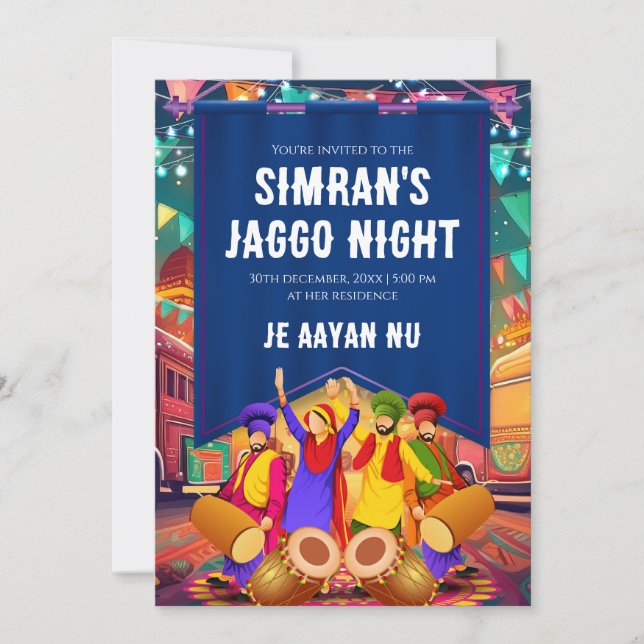 Digital Jago inbjudan Jaggo inbjudningar, Jago inb (Framsida)