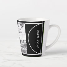 Digital kalligrafi Svansjön LS Latte Mugg