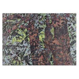 Digital konst av blommigt blomma mönster med träd