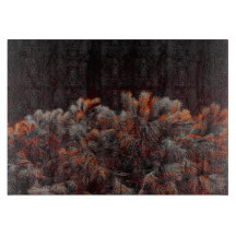 Digital konst i gräs träd med orange färg