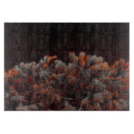 Digital konst i gräs träd med orange färg