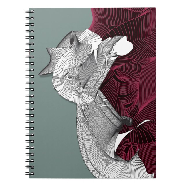 Digital konstfigur anteckningsbok (Framsidan)