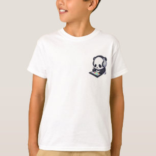 Digital konstnär Panda som ritar barn T Shirt