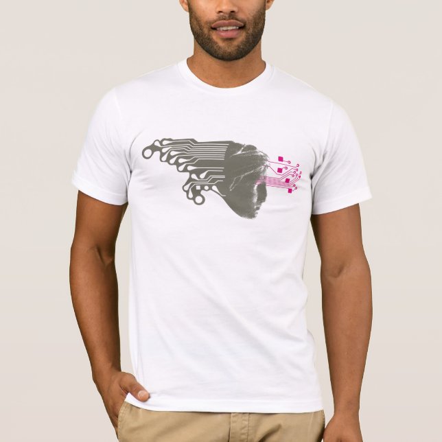 Digital Kore (jungfru) t-skjorta T Shirt (Framsida)