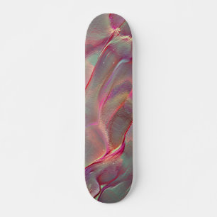 Digital kornig satatin, persikofärgad eller levand mini skateboard bräda 18,5 cm
