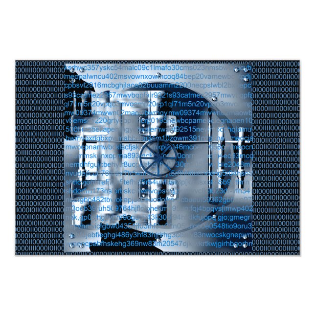 Digital kryptering poster (Framsidan)