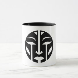 Digital kvinna mugg