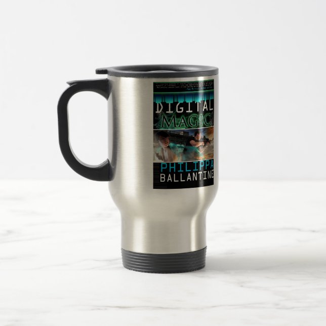 Digital magisk travel mug resemugg (Vänster)