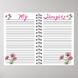 Digital mallmallinlagg poster