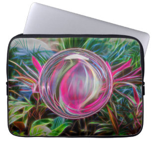 Digital marble Soap Bubble Laptop Fodral