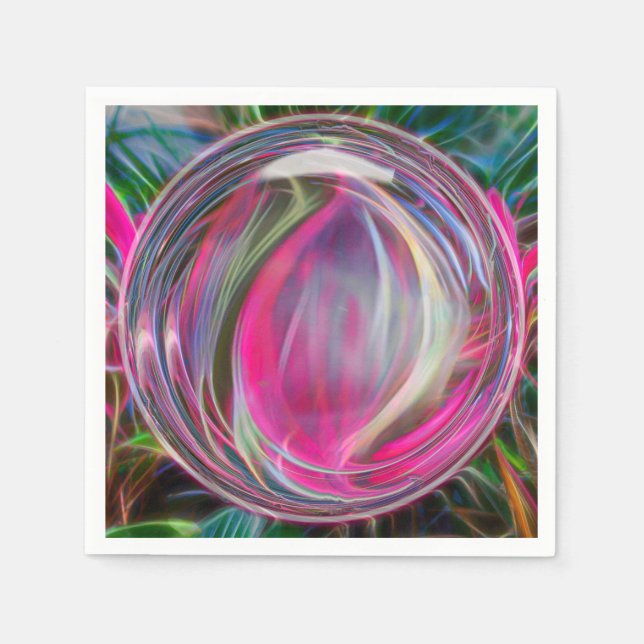 Digital marble Soap Bubble Pappersservett (Framsidan)