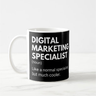 Digital marknadsföringsspecialist Roligt marknadsf Kaffemugg