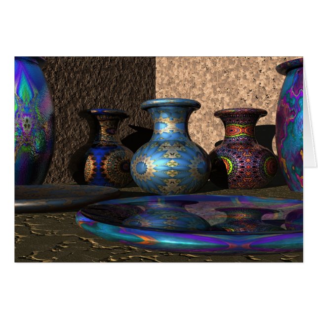 Digital Marrakesh Hälsningskort (Framsidan Horizontal)