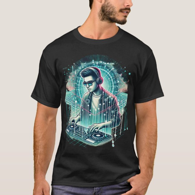 Digital Matrix DJ T-Shirt (Framsida)