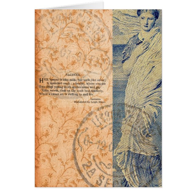 Digital Mixed Media Art, Tillfällen tomt inuti Hälsningskort (Framsidan)