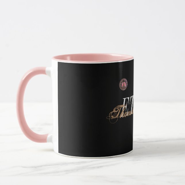 Digital Monogram Star-grafik Mugg (Vänster)