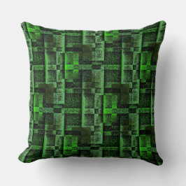 Digital montering av Grönt Simulate Granite Marble Kudde