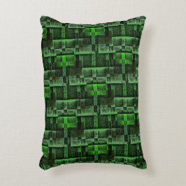 Digital montering av Grönt Simulate Granite Marble Prydnadskudde