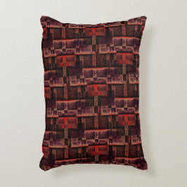 Digital montering av Red Granite Marble Prydnadskudde