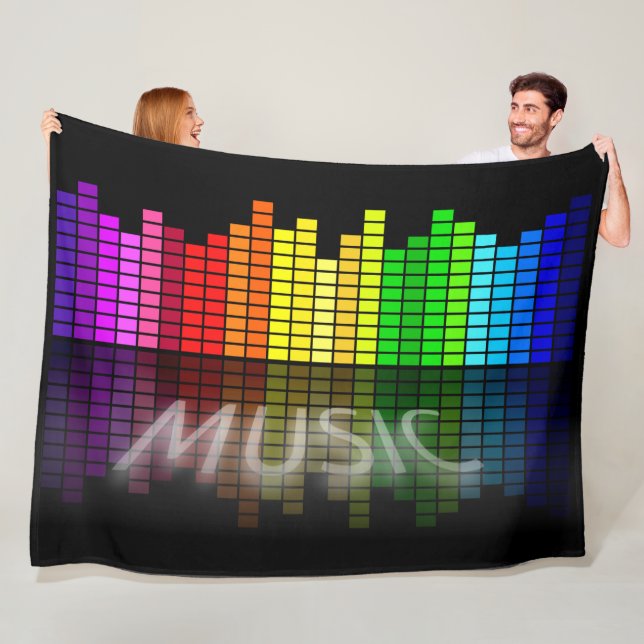 DIGITAL MUSIK FLEECEFILT (På plats)