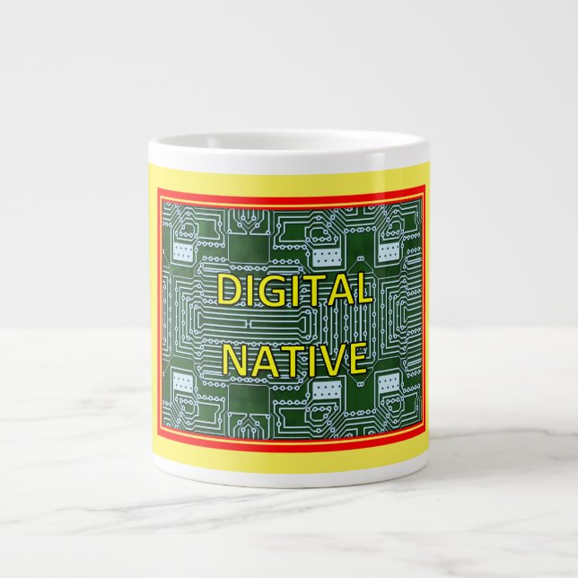 DIGITAL NATIVE Jumbo Mugg (Framsidan)
