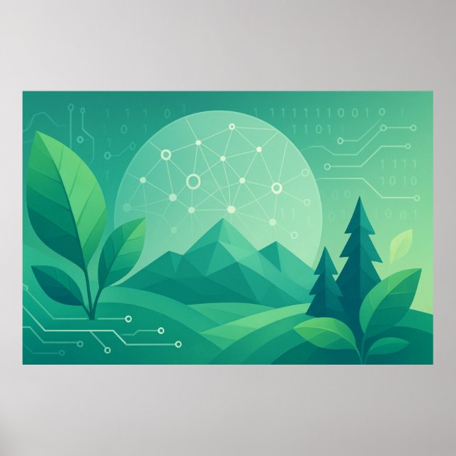 🌿 digital natur poster (Framsidan)