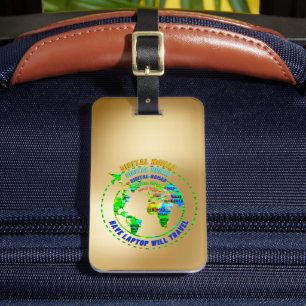 Digital Nomad Resväskemärke Bagagebricka