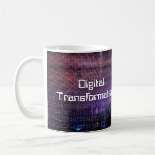 Digital omvandling för företag kaffemugg