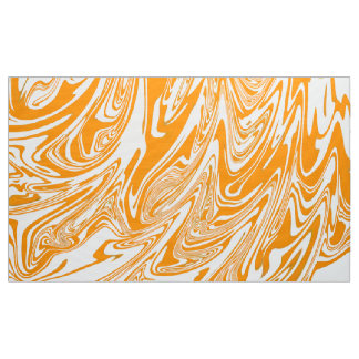 Digital Orange MarLED Struktur14 Fabric Tyg