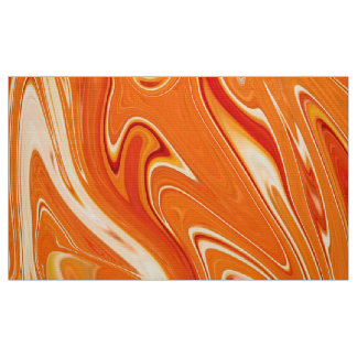 Digital Orange MarLED Struktur1 Fabric Tyg