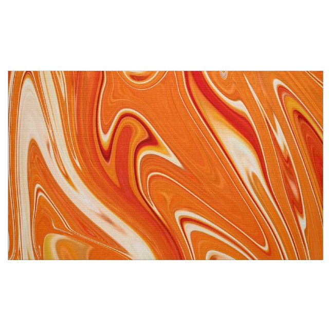 Digital Orange MarLED Struktur1 Fabric Tyg (Fat Quarter)