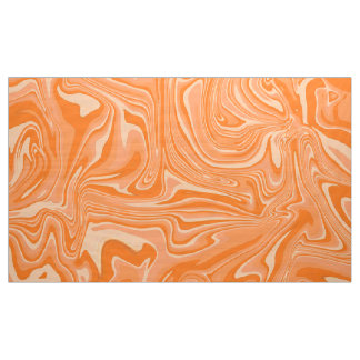 Digital Orange MarLED Struktur2 Fabric Tyg