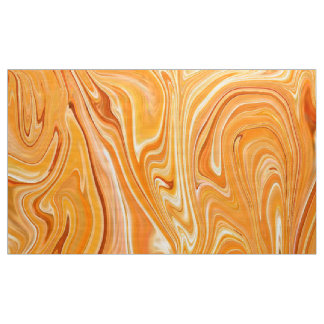 Digital Orange MarLED Struktur3 Fabric Tyg