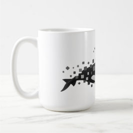 Digital Orca-upplösning - Cyber Ocean Series Kaffemugg