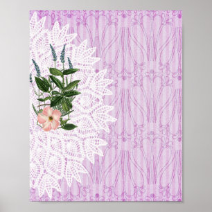 Digital Papper Mönster 4 Poster