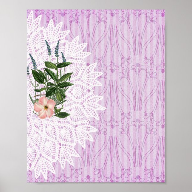 Digital Papper Mönster 4 Poster (Framsidan)