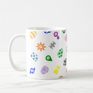 digital pattern kaffemugg