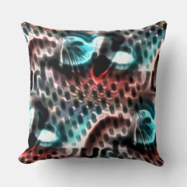 Digital perforerad bräddesign med bläck-droppar kudde